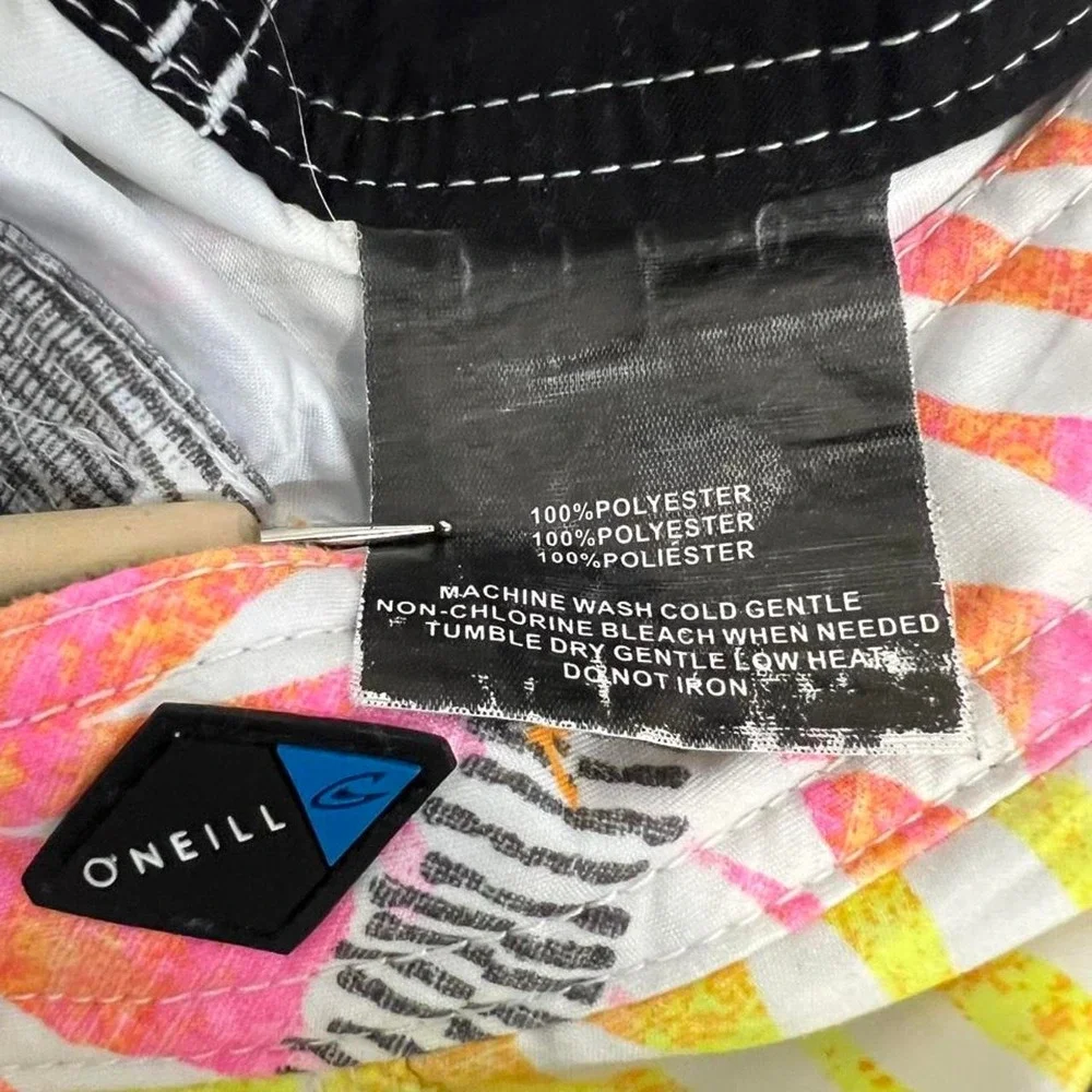 ONeill Mens Board Shorts Size 31 Multicolor Tribal Tropical Print Swim Trunks